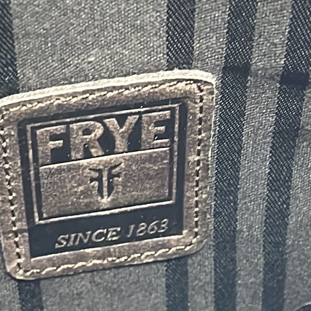 Frye Melissa Brown Leather fold over Crossbody Bag. BRN2366D - Picture 10 of 16